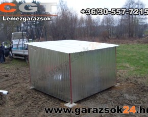 Horganyzott garázsok 3x5