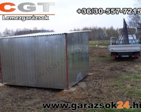 Horganyzott garázsok 3x5