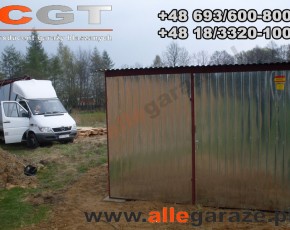 Horganyzott garázsok 3x5