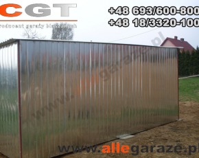Horganyzott garázsok 3x5