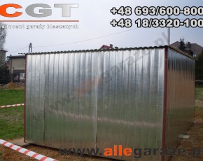 Horganyzott garázsok 3x5