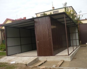 Garázsok előtetővel 4x6