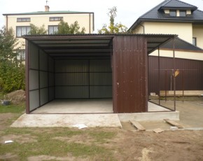 Garázsok előtetővel 4x6