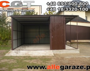 Garázsok előtetővel 4x6