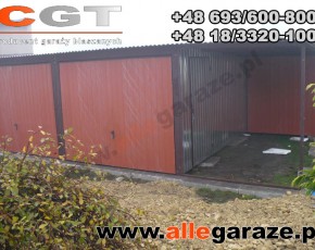 Gar&aacute;zsok előtetővel 6 x 5 